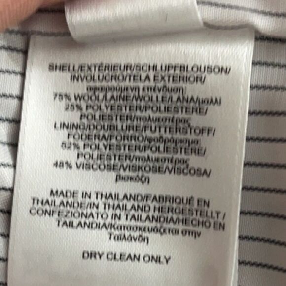 Brooks Brothers Wool Buffalo Plaid Sheath Dress - Picture 8 of 9